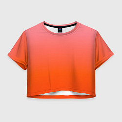 Женский топ Оранжево-розовый градиент