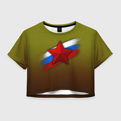 Женский топ Звезда и триколор