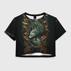 Женский топ Изумрудный Дракон Irezumi