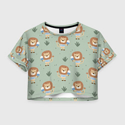 Женский топ Лев в матроске - паттерн