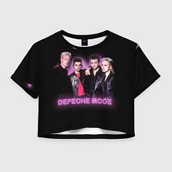 Женский топ 80s Depeche Mode neon