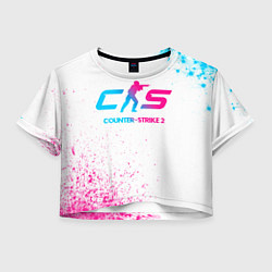 Женский топ Counter-Strike 2 neon gradient style