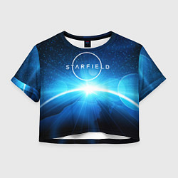 Женский топ Logo Starfield space