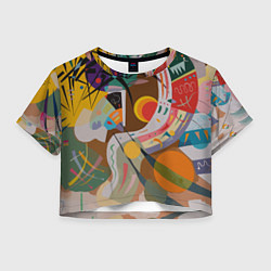 Женский топ Искусство Кандинского - Доминирующая кривая