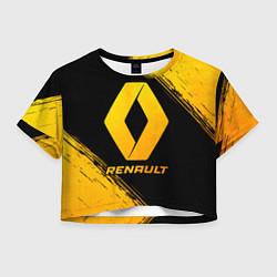 Женский топ Renault - gold gradient