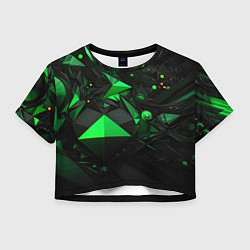 Женский топ Абстрактный лабиринт зелени