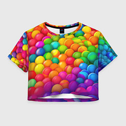 Женский топ Радужные пупырки
