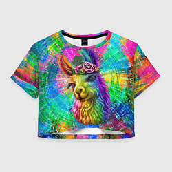 Женский топ Цветная лама