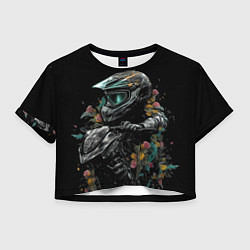 Женский топ Абстрактный байкер