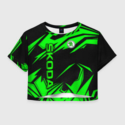 Женский топ Skoda - green uniform