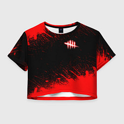 Женский топ Dead by daylight огненный