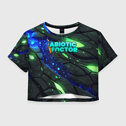 Женский топ Abiotic Factor logo bright neon