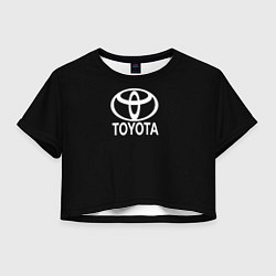 Женский топ Toyota white logo