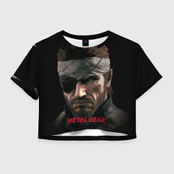 Женский топ Metal gear Venom Snake