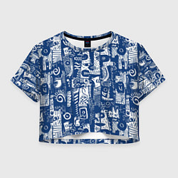 Женский топ Маски туземные абстракция