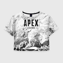 Женский топ Apex Legends white graphite