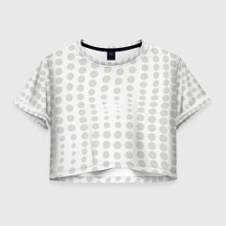 Женский топ Пятнистые оптические круги - абстрактная иллюзия