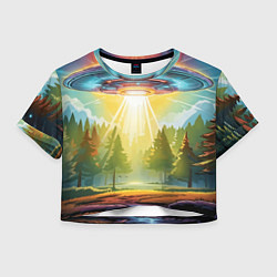 Женский топ UFO In The Forest