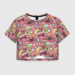 Женский топ Монстры ой ой нет