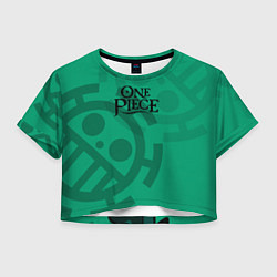 Футболка 3D укороченная женская One Piece Zoro Roronoa, цвет: 3D-принт
