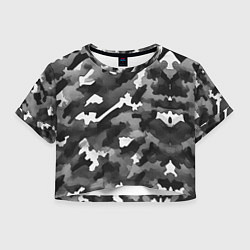 Женский топ Серый камуфляж внутренних войск