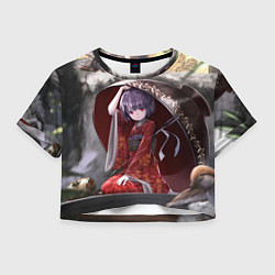 Женский топ Touhou Project Симмёмару Сукуна