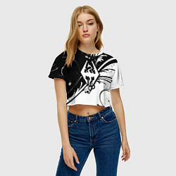 Футболка 3D укороченная женская The Elder Scrolls узор, цвет: 3D-принт — фото 2