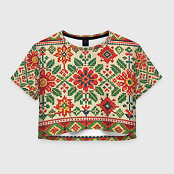 Женский топ Славянский узор и орнамент