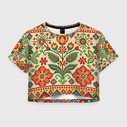 Женский топ Славянский узор и орнамент