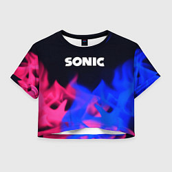 Женский топ Sonic neon flame