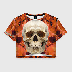 Женский топ Смеющийся череп паттерн