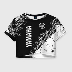 Женский топ Yamaha - следы от шин