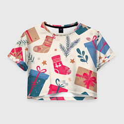 Женский топ Новогодняя атмосфера