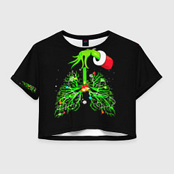 Женский топ Гринч похищает сердца