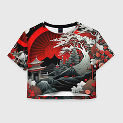 Женский топ Деревья Японии и природа