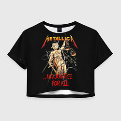 Женский топ Metallica justice for all