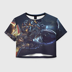 Женский топ Космонавт - ракета