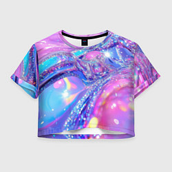 Женский топ Розовые блестки