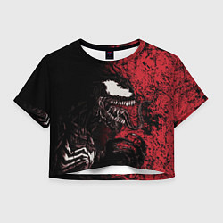 Женский топ Веном на красном