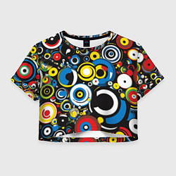 Женский топ Абстракция геометрическая