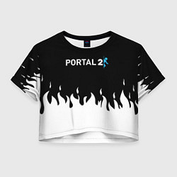 Женский топ Portal белый огонь