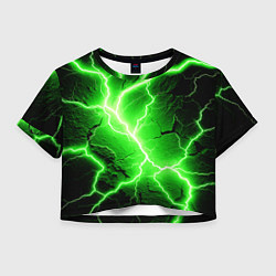 Женский топ Color green black