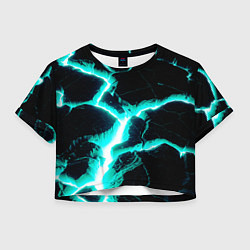 Женский топ Color light blue black