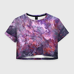 Женский топ Абстракция - purple space stone