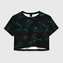 Женский топ Color black turquoise