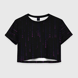 Женский топ Color black pink