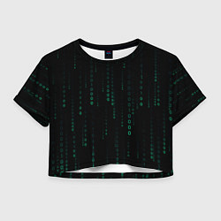 Женский топ Color black turquoise