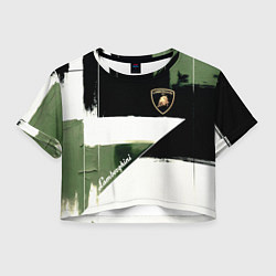 Женский топ Ламборджини логотип