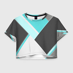 Женский топ Color black blue