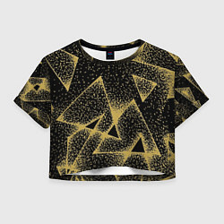 Женский топ Triangle yellow with dots